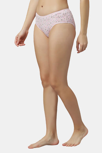Red Rose Medium Rise Full Coverage Hipster Panty (Pack of 3) - Multicolor — image 4